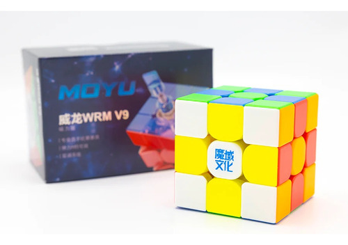 Cubo Moyu 3x3 Warm V9 magnético profesional sin pegatina