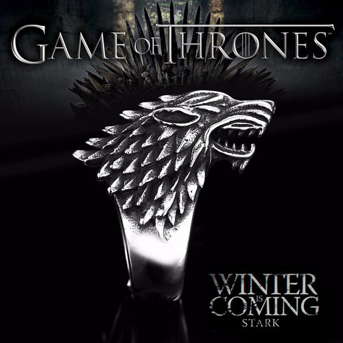 Anillo Stark Wolf  Lobo Juego De Tronos Hbo Game Of Thrones 