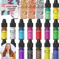 Comprar 16x Tinta Pigmento Resinas Epoxi Uv Otras Color 10ml Calidad