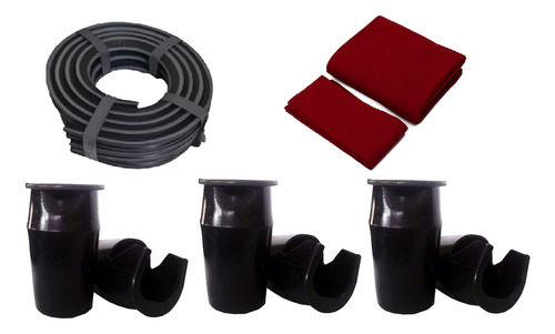 36 Buchacas Para Mesa De Billar Red O Lisa