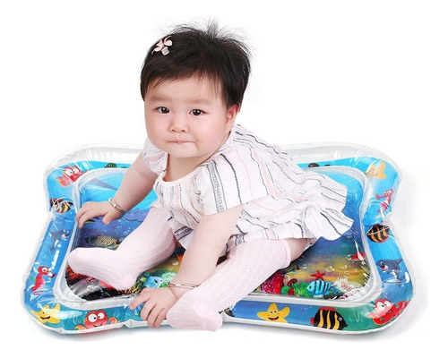 Bebé Inflable Estera Agua Infantil Barriguita Tiempo Playma