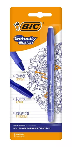 BIC Gel-ocity Illusion Recharges - Bleu x6