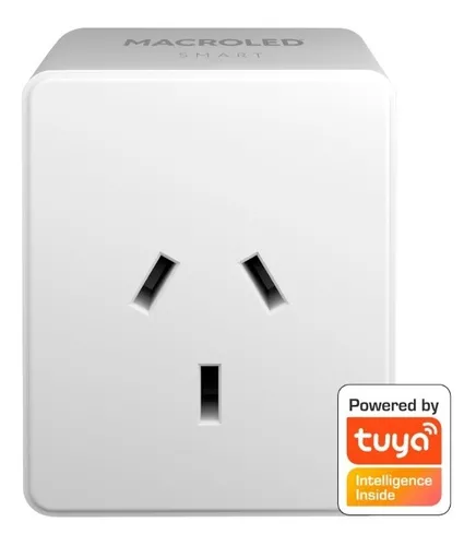 Toma Enchufe Inteligente Wifi Smart 10a 220v App Smart Life Color Blanco