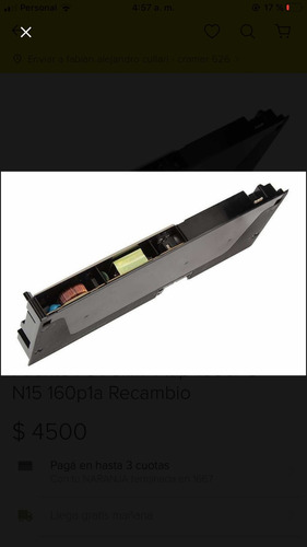 Imagen 1 de 1 de Fuente De Ps4 Slim Adp 160 Ambos Modelos Recambio O Rep