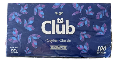 Té Club Ceylán Classic Negro 100 Bolsitas