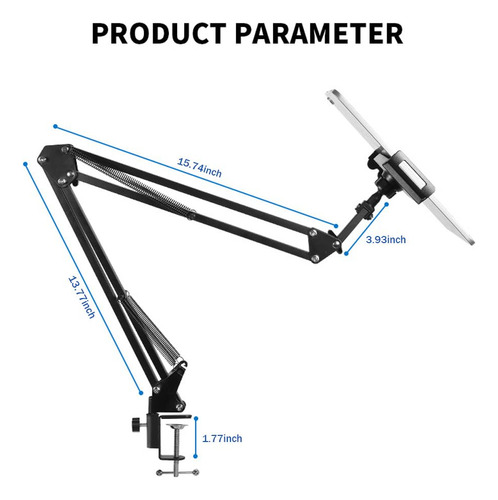 Soporte Movil Para Mesa Brazo Tablet Articulado,brazos