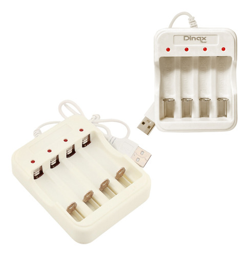 Cargador Pilas Aa/aaa Pilas Recargables, Conexión Usb 13450