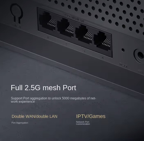 Roteador Xiaomi Be6500 Wi-fi Mesh 6500 Mbps 6 Antenas Wifi 7