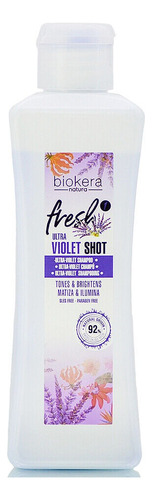 Shampoo Matizador Violeta Shot Salerm 10/10 Biokera 300ml