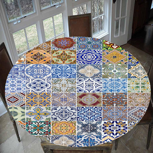 Cubierta De Impermeable Mantel Con Bordes Elásticos 1.2m