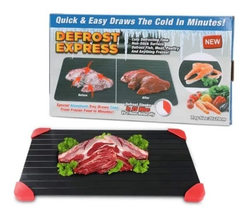 Tabla Bandeja Descongelante Carnes Defrost Express Pequeña