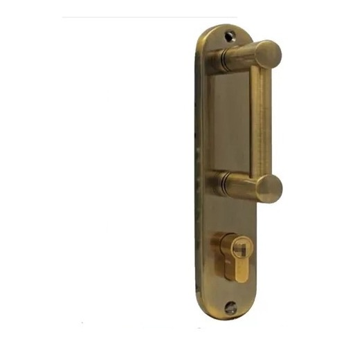 Cerradura Residencial Entrada Principal Jerez Tesa Color Dorado Oscuro