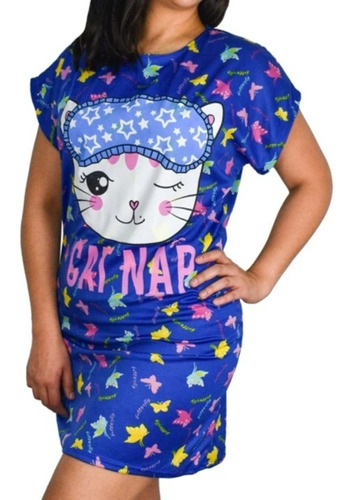 Camisón Gato Bata Gatito Dama