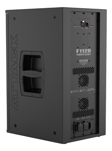 Alto-falante Attack Audio System Vertcon F112D black 127/220V