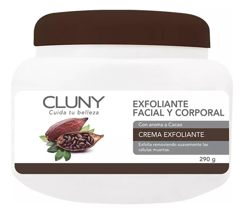 Cluny Exfoliante Facial Y Corporal De Cacao 290 Grs Cacao