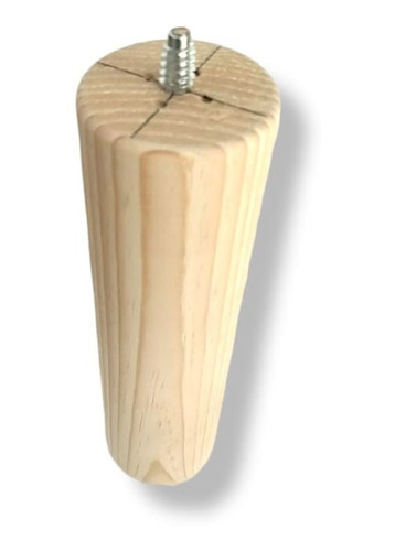 Patas De Madera Para Spring Box Cilíndricas 25 Cm. 4 Piezas