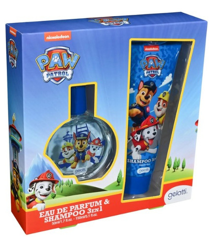 Paw Patrol Perfume 50 Ml + Shampoo 3 En 1 