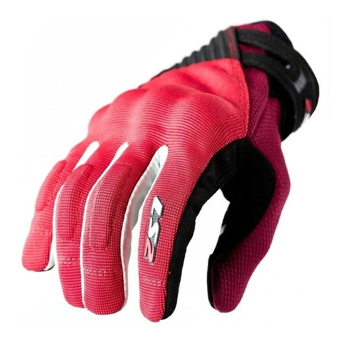 Imagen 1 de 7 de Guantes Moto Mujer Cortos Ls2 Dart 2 Rojo Gris