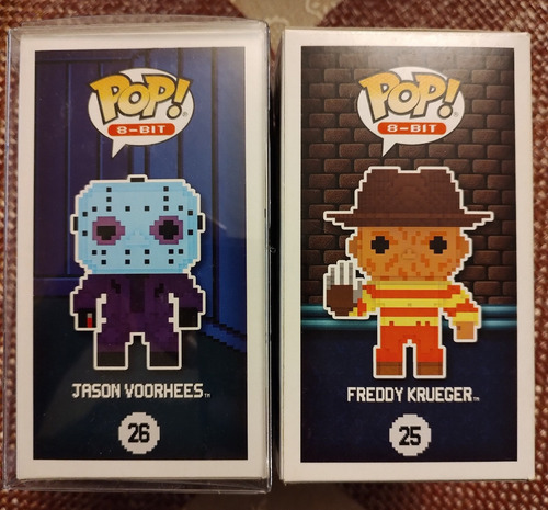 Funko Pop 8 Bit Krueger Jason Horror Movies Exclusives Combo (Usado)