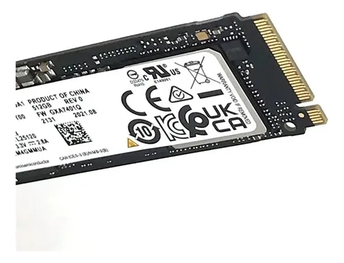 Unidade SSD Samsung PM9a1 512gb M.2 2280 PCIe 4.0 X4 Nvme Black