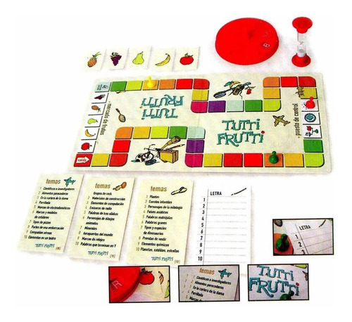 Tutti Frutti Clasico Juego De Palabras Ruibal - Mundo Manias