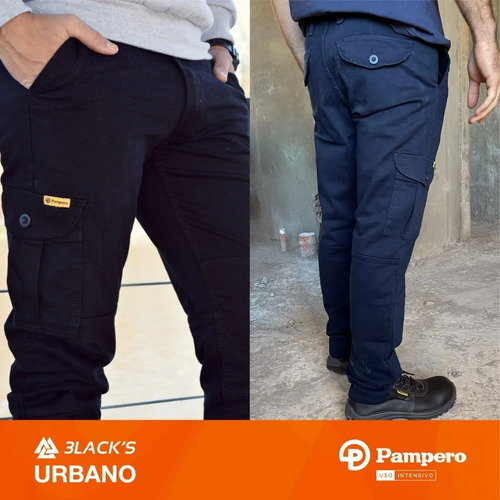 Imagen 6 de 7 de Pantalón Cargo Fit Pampero Elastizado T. 38 Al 54