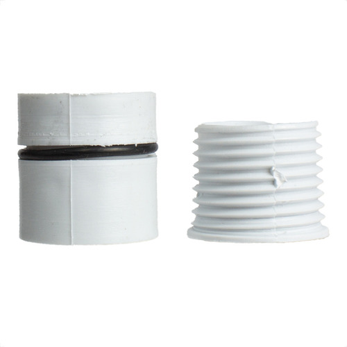 Kit 3 Led 18w Branco Inox G Adapt Parafuso E Fonte Mono 60w