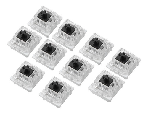 10 Piezas Switch Negro Teclado Mecánico Tipo Cherry Mx Black