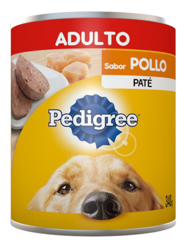 Lata Paté Pedigree Pollo 340 Grs