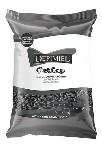 Cera Depilatoria Depimiel Perlas Negras 800gr