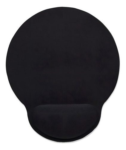 Mouse Pad Manhattan 434362 Con Descansa Muñecas De Gel Negro