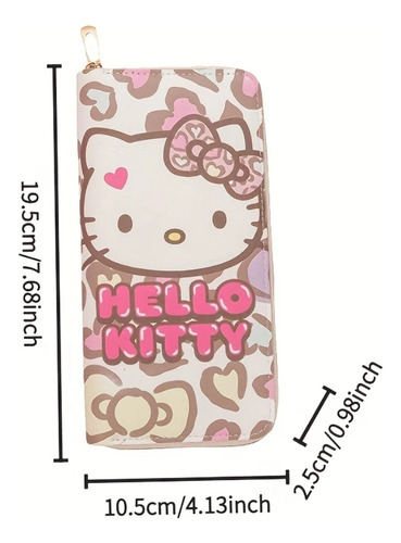 Carteras Largas Para Dama (disney-sanrio) Kitty Mod 5 Pu