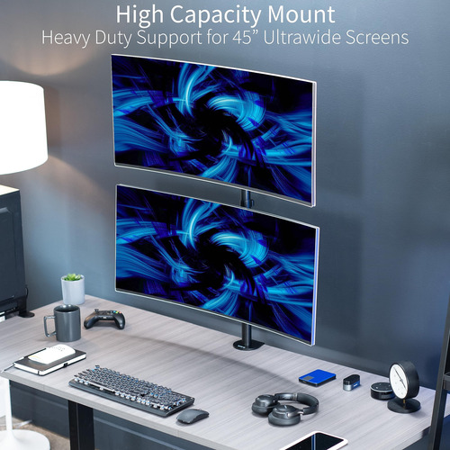 Suporte De Mesa Para Monitor Vivo Stand-v200r Para 2 Pessoas