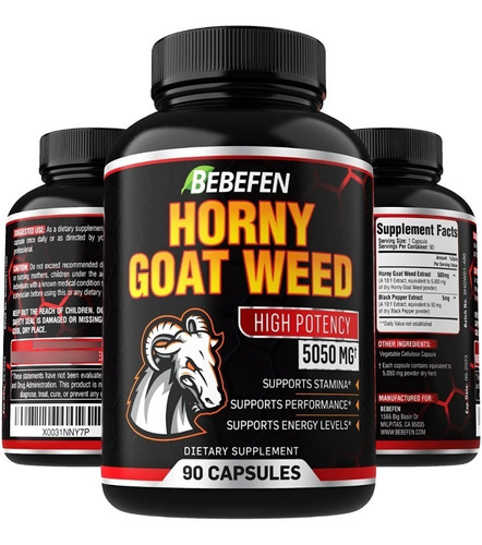 Horny Goat Weed 5500g Capsulas Stock