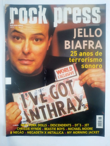 Revista Rock Press Ano 9 Nº60 (Usado)