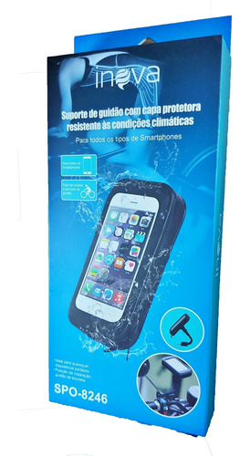 Suporte Para Celular Capa Impermeável Para Moto Até 6,2 Pol