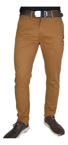 Pantalon Dril Licrado Para Hombre 