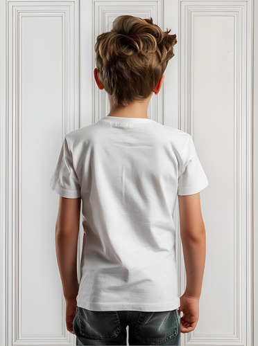 Camiseta Infantil Menino L1 Emoji Chateado