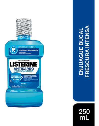 Listerine Anti Sarro 250ml Farmacia Magistral Lacroze