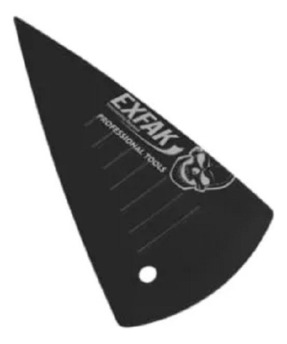 Espatula Triangular Profissional Preta Flex 50-2038 C155xl90