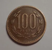 Comprar Moneda Chilena 100 Pesos Grande Año 1981 (grw)