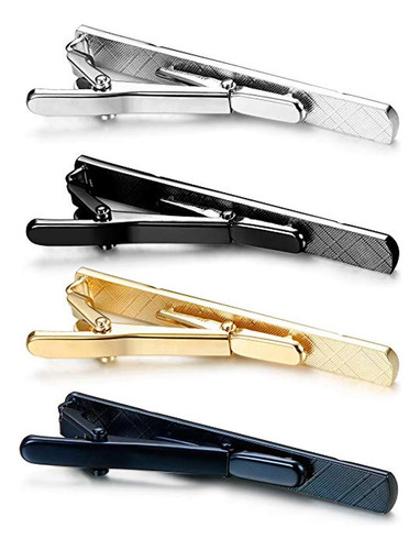 Pisacorbatas De Corbata, 4pcs Clip De Corbata Para Hombres
