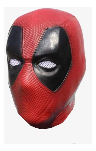 Casco De Látex Con Máscara Deadpool Del Halloween Party Fest