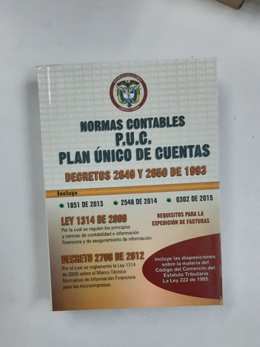 Normas Contables Puc Plan Unico De Cuentas