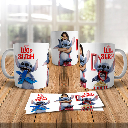 Diseños / Plantilla Para Tazas De Lilo Y Stitch La Pelicula
