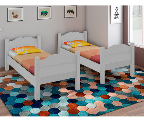Beliche Madeira 100% Mdf Premium Reforçada Quarto Solteiro