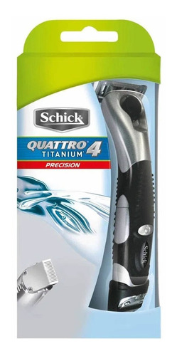Afeitadora Schick Quattro 4 Titanium Precision Febo