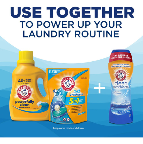 Detergente Líquido Para Roupa Arm & Hammer Clean Burst 5,9 L