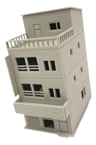 Casa Japonesa En Miniatura A Escala 9.3cmx14.9cmx19.3cm
