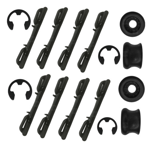 Kit 12 Pcs Deslize Calço Banco Fiat Uno 91 92 93 94 95 96 97